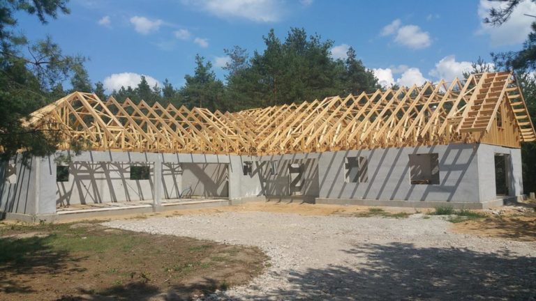 Drewniane elementy konstrukcji dachu